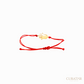 Anil Arjandas Jewels: Gold & Enamel Hamsa Red Cord Bracelet