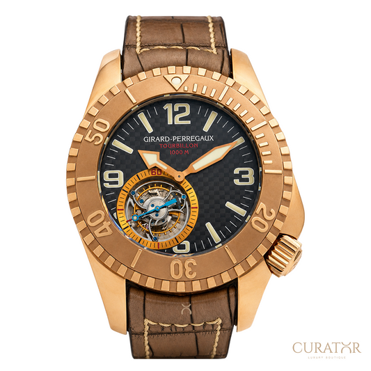 Girard-Perregaux Sea Hawk Pro 1000M Tourbillon 18K Rose Gold Watch