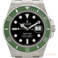Rolex Submariner Date 41mm Oystersteel Green Cerachrom Bezel