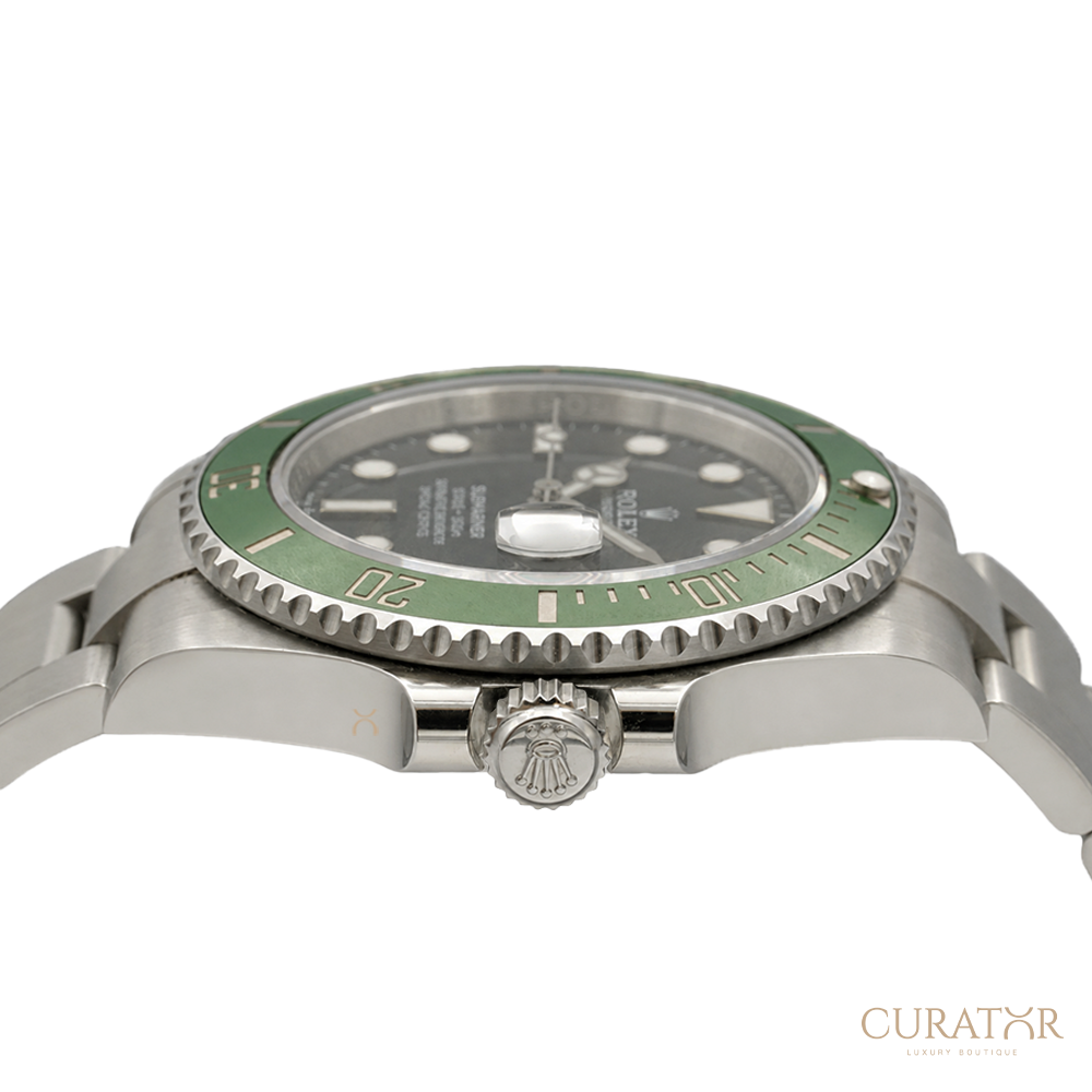 Rolex Submariner Date 41mm Oystersteel Green Cerachrom Bezel