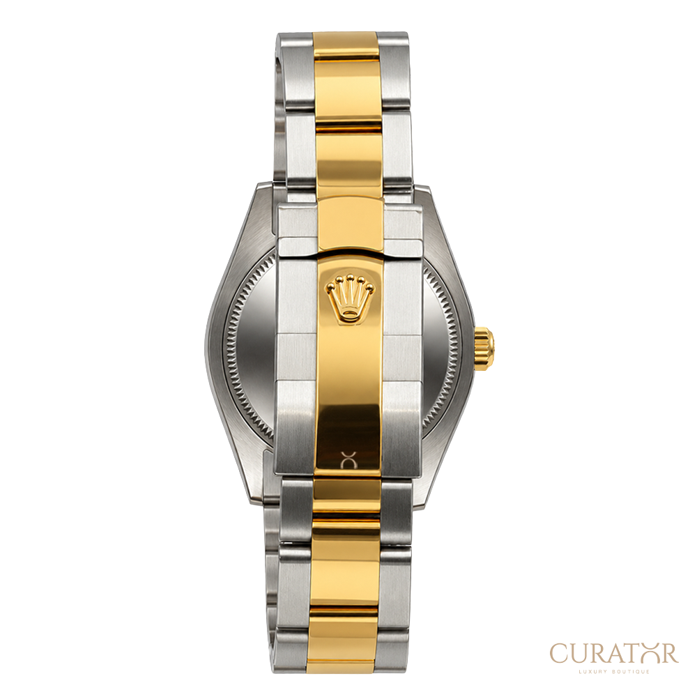 Rolex Datejust 31 Yellow Rolesor Silver Diamond Dial Diamond Bezel