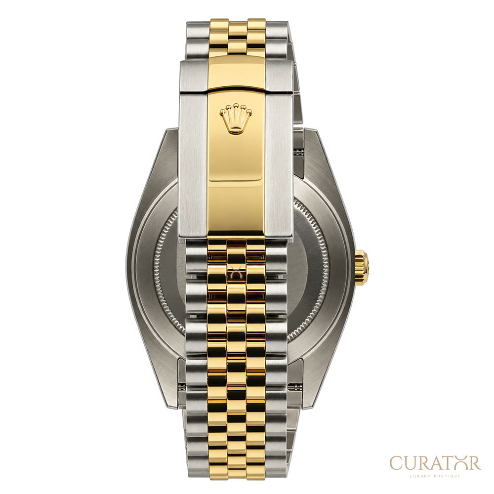Rolex Datejust 41 Yellow Rolesor Champagne Diamond Dial