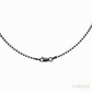 Anil Arjandas Jewels: Oxidized Sterling Silver Black and Brown Diamond Evil Eye Medallion Necklace