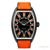 Franck Muller Cintrée Curvex CX Flash Black Titanium Orange Accent