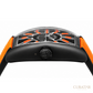 Franck Muller Cintrée Curvex CX Flash Black Titanium Orange Accent