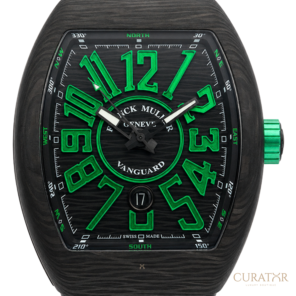 Franck Muller Vanguard Carbon Krypton Green