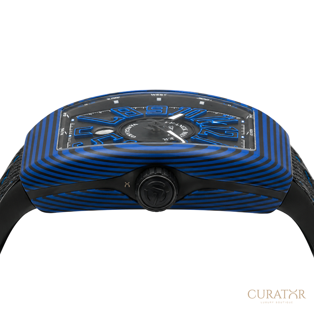 Franck Muller Vanguard Carbon Blue