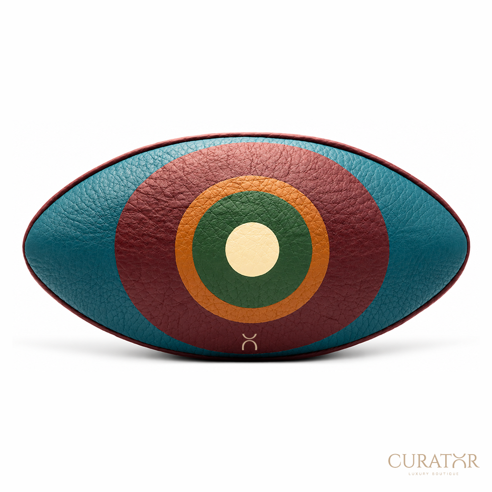 Madame Malachite: Evil Eye Talisman Leather Paperweight