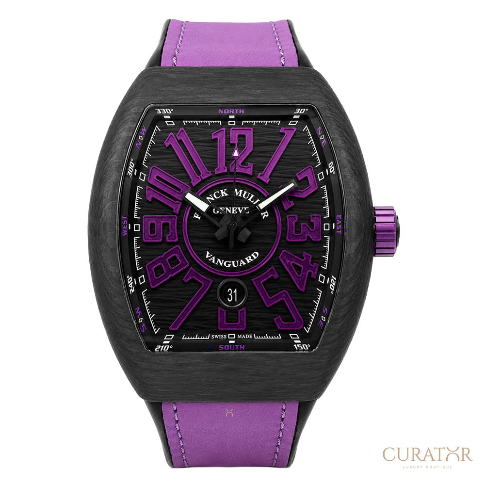 Franck Muller Vanguard Carbon Krypton Racing Purple 45mm