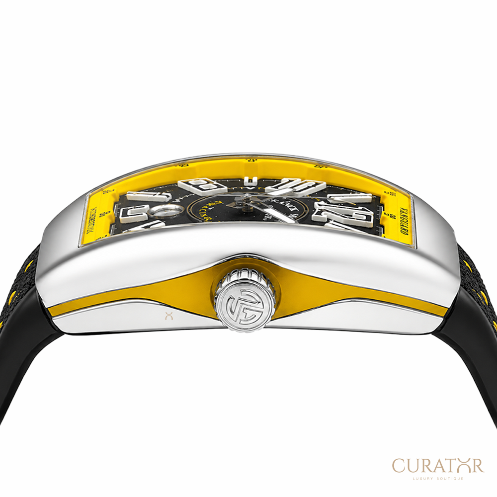 Franck Muller Vanguard Racing Yellow Stainless Steel 45mm