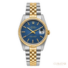 Rolex Lady Datejust Steel Gold Blue Dial