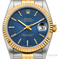 Rolex Lady Datejust Steel Gold Blue Dial