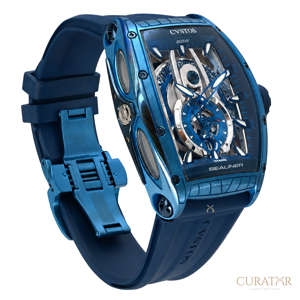 Cvstos Sealiner Tourbillon Blue Automatic Watch