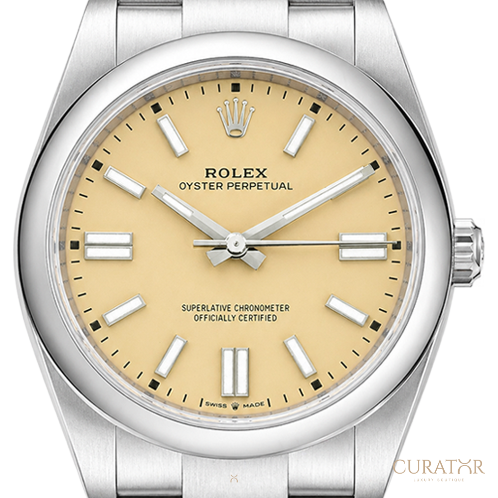 Rolex Oyster Perpetual 41 Champagne Dial Oystersteel