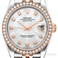 Rolex Datejust 31 Everose Rolesor Diamond Bezel Mother-of-Pearl Dial