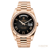 Rolex Day-Date 40 Everose Gold Black Dial
