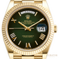 Rolex Day-Date 40 Yellow Gold Green Dial