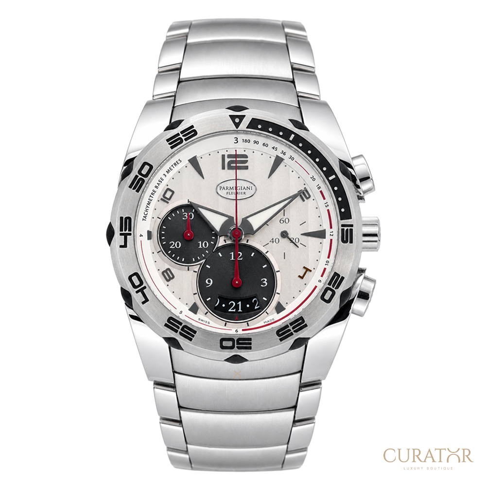 Parmigiani Fleurier Pershing 002 Chronograph Silver Dial