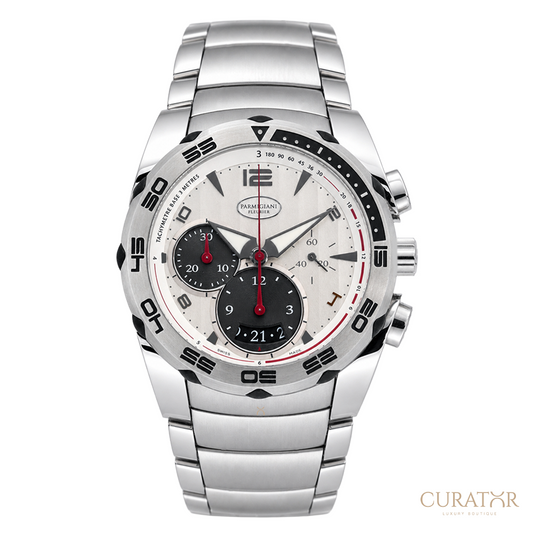 Parmigiani Fleurier Pershing 002 Chronograph Silver Dial