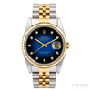 Rolex Datejust 36 Yellow Rolesor Blue Diamond Dial