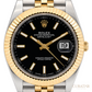 Rolex Datejust 41 Black Dial Yellow Rolesor Jubilee