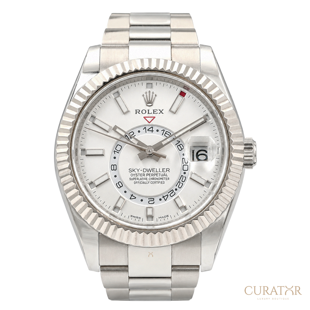 Rolex Sky-Dweller Intense White Dial White Rolesor Oyster