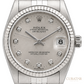 Rolex Datejust 31 Silver Diamond Dial Oystersteel Jubilee