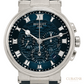 Breguet Marine Chronographe 5527 White Gold Blue Dial