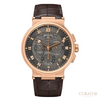 Breguet Marine Chronographe 5527 Rose Gold Brown Dial