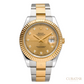 Rolex Datejust II 41 Yellow Rolesor Champagne Diamond Dial