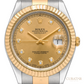 Rolex Datejust II 41 Yellow Rolesor Champagne Diamond Dial