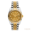 Rolex Datejust 36 Yellow Rolesor Gold Jubilee Computer Diamond Dial