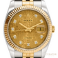 Rolex Datejust 36 Yellow Rolesor Gold Jubilee Computer Diamond Dial