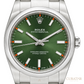 Rolex Oyster Perpetual 34 Olive Green Dial Steel Watch