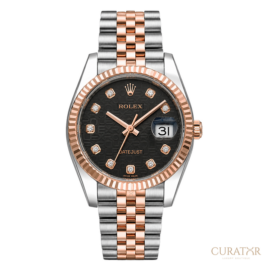 Rolex Datejust 36 Everose Diamond Dial Jubilee