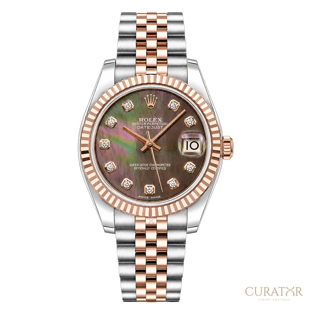Rolex Datejust 31 MOP Diamond Everose Jubilee
