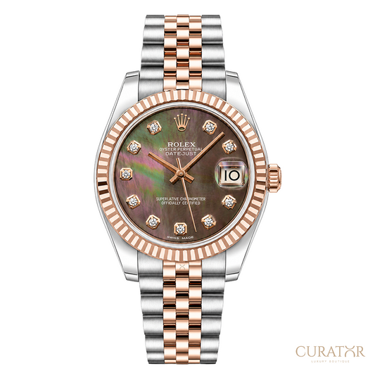 Rolex Datejust 31 MOP Diamond Everose Jubilee
