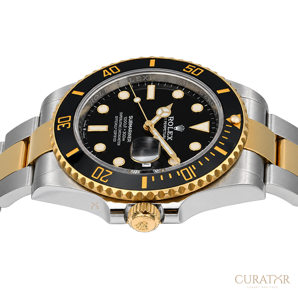 Rolex Submariner Date Steel Gold Black Dial