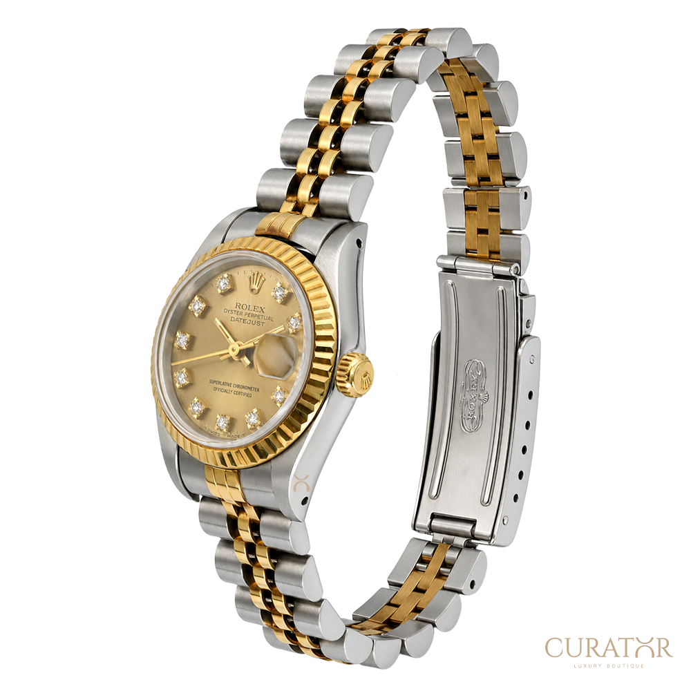 Rolex Lady Datejust Champagne Diamond Dial Jubilee