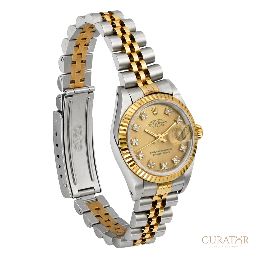 Rolex Lady Datejust Champagne Diamond Dial Jubilee